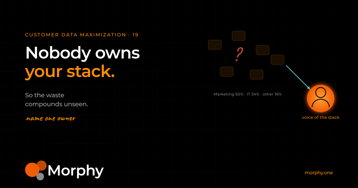 Why does nobody own your martech stack, and what does it cost you?
